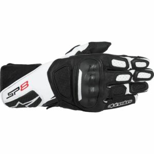 Alpinestars SP-8 V2 Lederhandschuh schwarz/weiß XXL Herren