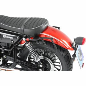 Hepco & Becker Packtaschenhalter Rugged schwarz für Moto Guzzi V9 Roamer