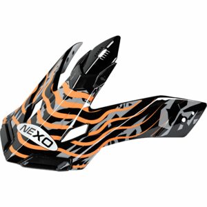 Nexo Schirm MX-Line Fiberglas Crosshelm orange