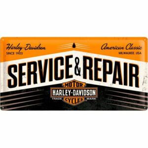 Nostalgic-Art Blechschild 25 x 50 cm "Harley Davidson Service & Repair"