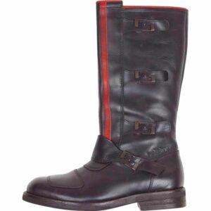 Helstons Six Days Stiefel Leder schwarz/blau/weiß/rot 40 Herren