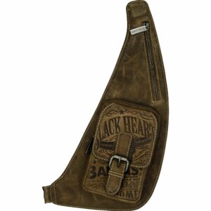 Jack's Inn 54 Body Bag Lederumhängetasche "Black Vengeance" braun vintage