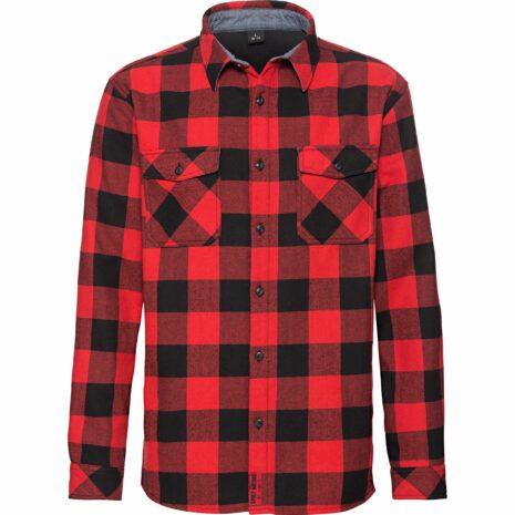 Spirit Motors Karo Style Hemd 1.0 rot 3XL Herren