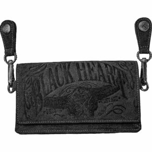 Jack's Inn 54 Leder Geldbörse/Umhänge-/Gürteltasche "Black vintage schwarz