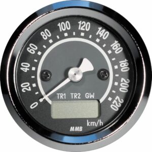 MMB Target Tacho elektronisch 48mm -260 Km/h chrom