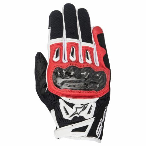 Alpinestars SMX-2 Air Carbon V2 Handschuh schwarz/weiß/rot S Herren