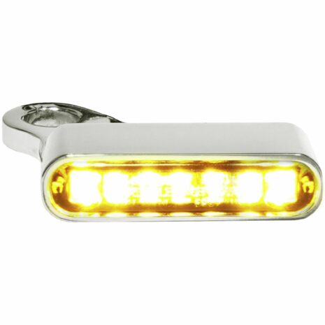 HeinzBikes LED Alu Blinkerpaar vorne für Harley Sportster 2014- chrom