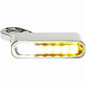 HeinzBikes LED Alu Blinker/Positionspaar für Sportster 2014- chrom