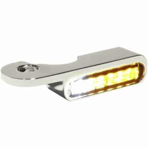 HeinzBikes LED Alu Blinker/Positionspaar für Harley S Modelle chrom