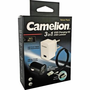Camelion 3 in 1 USB Ladeset