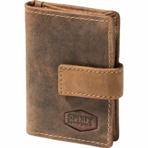 Spirit Motors Vintage Leder Card Clip Case RFID 7x9