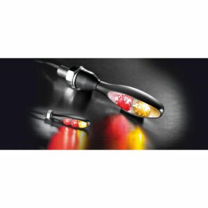 Kellermann LED Metall Rücklicht/Blinker M5 Micro S DF Dark schwarz