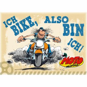 Motomania Magnet "Ich Bike