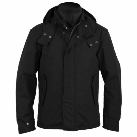 Helstons Lincoln Textiljacke schwarz S Herren