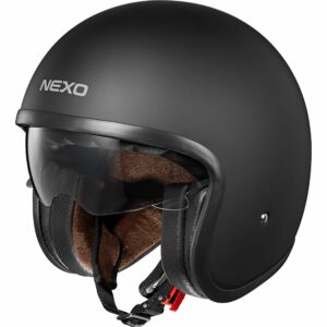 Nexo Jethelm Urban Style Mattschwarz L