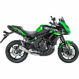 IXRACE MK2 Auspuff 2-1 silber für Kawasaki KLE 650 Versys 2017-2020