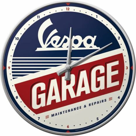 Nostalgic-Art Wanduhr "Vespa - Garage"