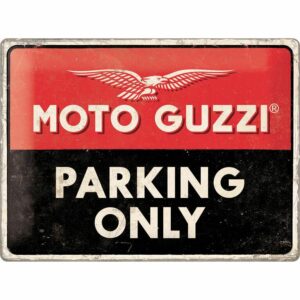 Nostalgic-Art Blechschild 30 x 40 "Moto Guzzi - Parking Only"
