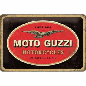 Nostalgic-Art Blechschild 20 x 30 "Moto Guzzi - Logo Motorcycles"
