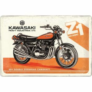 Nostalgic-Art Blechschild 20 x 30 "Kawasaki - Motorcycle Z1"