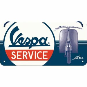 Nostalgic-Art Hängeschild 10 x 20 "Vespa - Service"