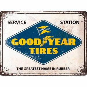 Nostalgic-Art Blechschild 30x40cm "Goodyear-Logo white"