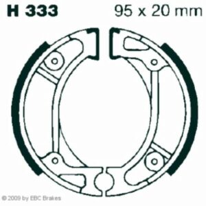 Hi-Q Bremsbacken H333/MF001