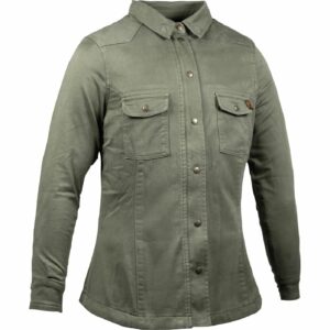 John Doe Damen Motoshirt Hemd olive XL Damen