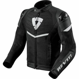 REV'IT! Mantis Textiljacke schwarz/weiß XXL Herren