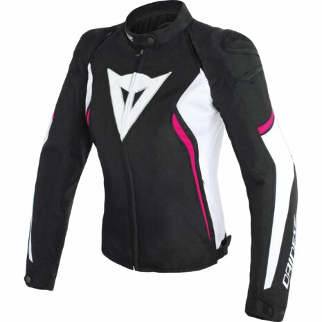 Dainese Avro D2 Damen Textiljacke schwarz/weiß/rosa 50 Damen