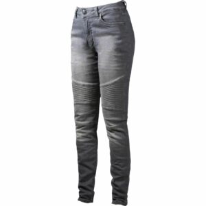 John Doe Betty Biker Damen Jeans hellgrau 26/32 Damen