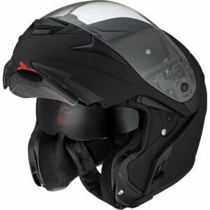 Nexo Klapphelm Fiberglas Travel II mattschwarz L