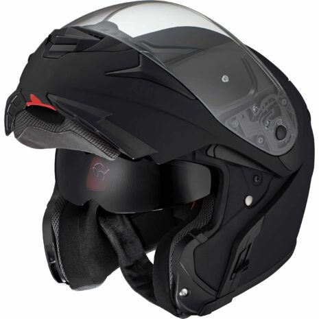 Nexo Klapphelm Fiberglas Travel II mattschwarz M