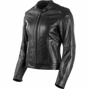 DXR Charlize Damen Lederjacke schwarz 38 Damen