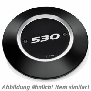 Rizoma Motorseitendeckel Alu ZHD089BS Stück links für TC103 schwarz