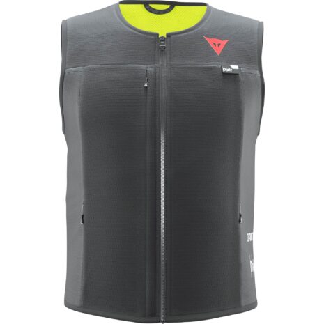 Dainese D-Air Smart Airbag Weste schwarz/gelb S Herren