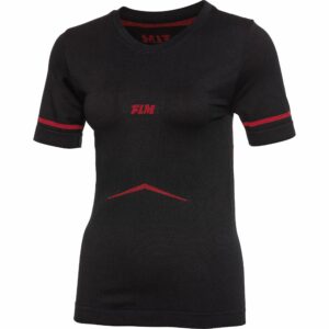 FLM Sports Damen Funktionshirt Pro Kurzarm 1.0 schwarz M Damen