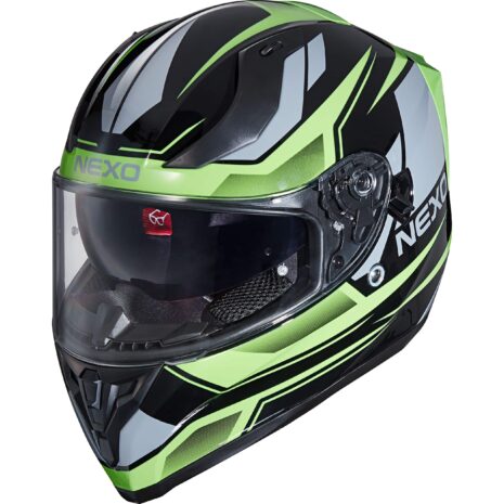 Nexo Integralhelm Sport II Grün Dekor #20 XL