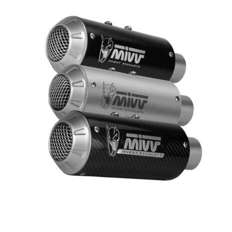 MIVV MK3 Auspuff E.005.LM3X silber für Benelli 502 C Euro4