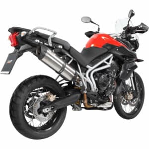 MIVV Suono Auspuff silber T.011.L7 für Triumph Tiger 800