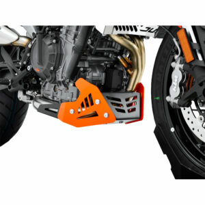 Zieger Motorschutz Alu orange/schwarz für KTM Duke 790
