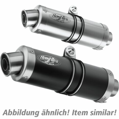 Hashiru Auspuff ST05 rund silber für Yamaha YZF R6 1999-2002