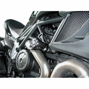 B&G Sturzpads Racing Alu schwarz für Ducati Diavel 1200