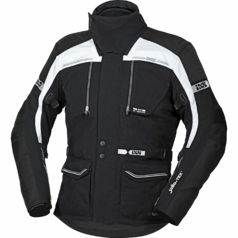 IXS Traveller-ST Tour Textiljacke schwarz/weiß M Herren