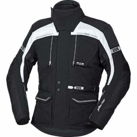 IXS Traveller-ST Tour Textiljacke schwarz/weiß 3XL Herren