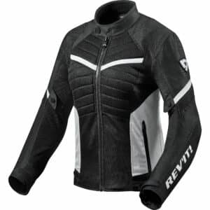 REV'IT! Arc Air Damen Textiljacke schwarz/weiß 46 Damen