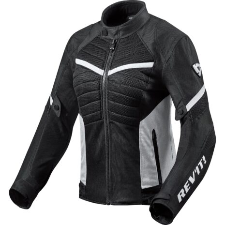 REV'IT! Arc Air Damen Textiljacke schwarz/weiß 44 Damen