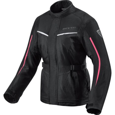 REV'IT! Voltiac 2 Damen Textiljacke schwarz/fuchsia 40 Damen