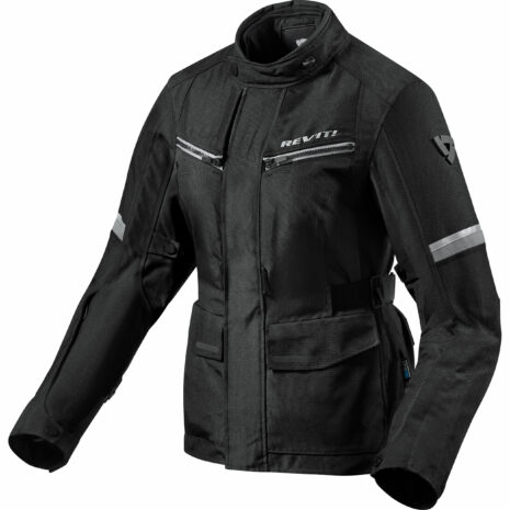 REV'IT! Outback 3 Damen Textiljacke schwarz/silber 38 Damen