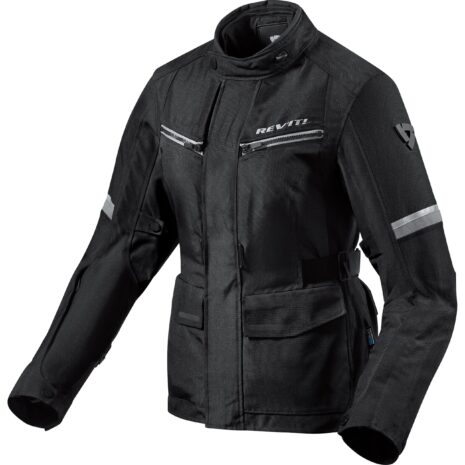 REV'IT! Outback 3 Damen Textiljacke schwarz/silber 44 Damen